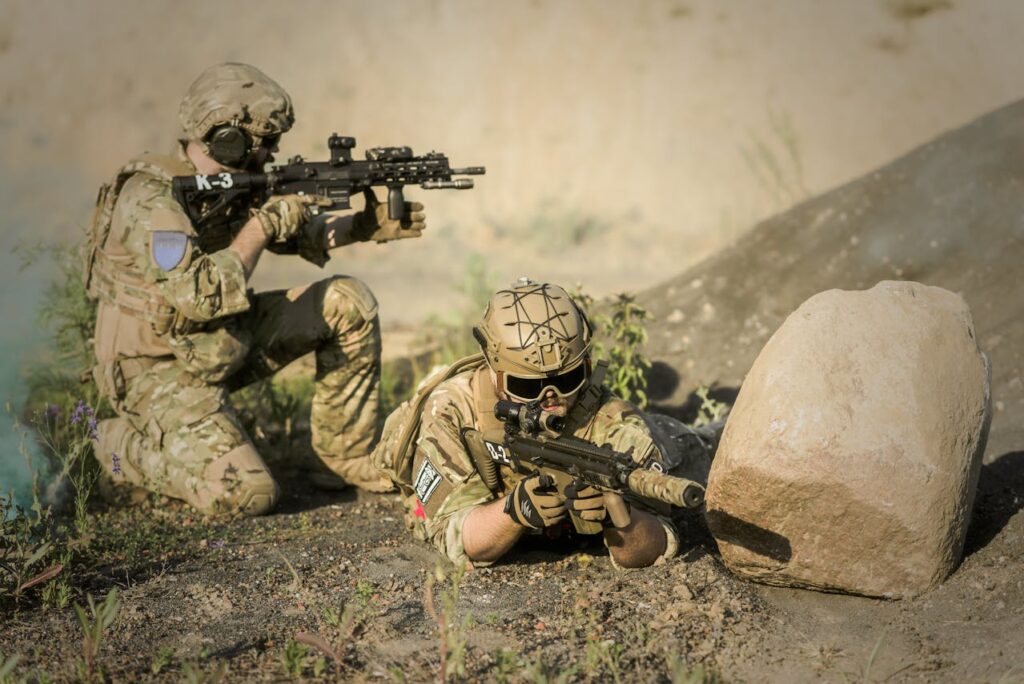 2 Soldier in Desert during Daytime // Healthier Veterans Today