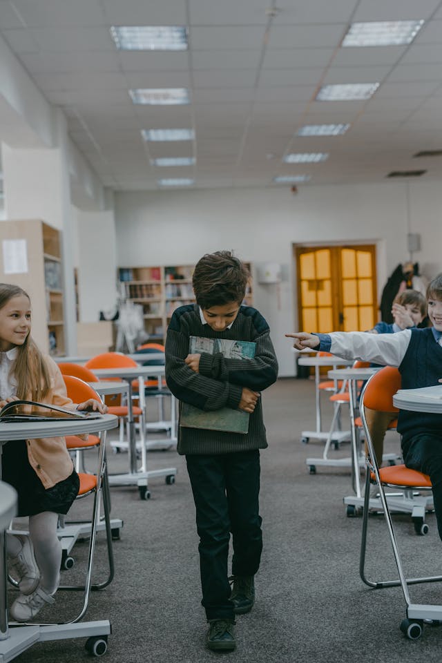 A Boy Getting Bullied by Classmates Inside the Classroom // Healthier Veterans Today