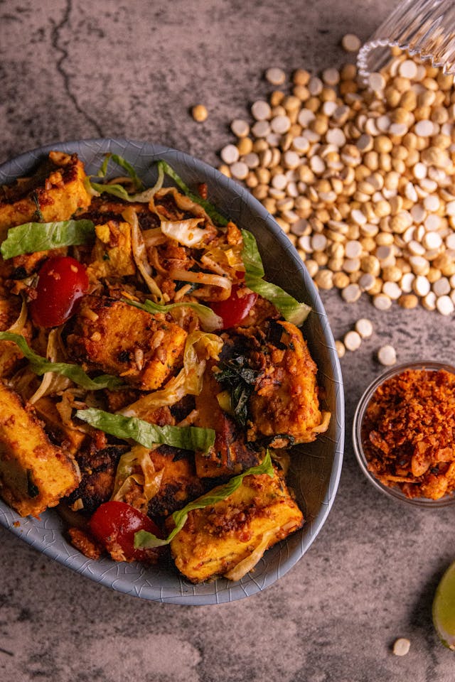 A Bowl of Cooked Food in a Bowl on a Rustic Background // Healthier Veterans Today