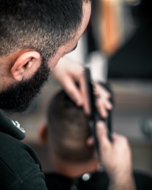 Man Cutting Hair // Healthier Veterans Today